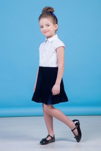 Спідниця шкільна 30-9029-2 Zironka р.134 синій 