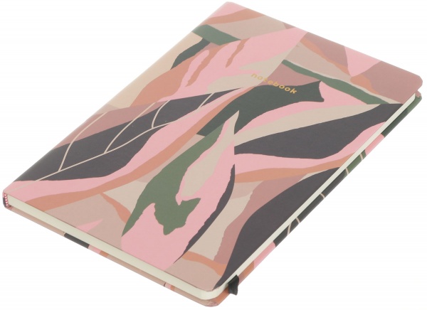 Блокнот Розовые джунгли 21х14,5 см Mikirei