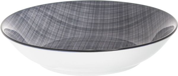 Тарелка суповая Fashion 20 см серая Fiora
