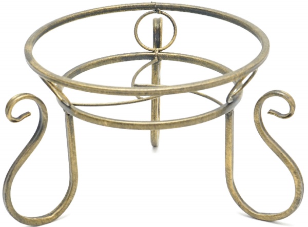 Підставка для рослин Ferrum Decor 34х30x20 см античне золото 