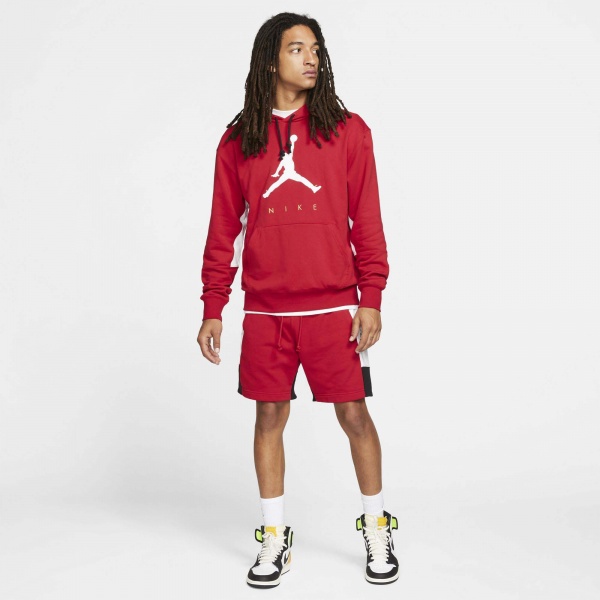 Джемпер Jordan M J JMPMN FLC PO HOODIE DA7192-657 р. 2XL червоний
