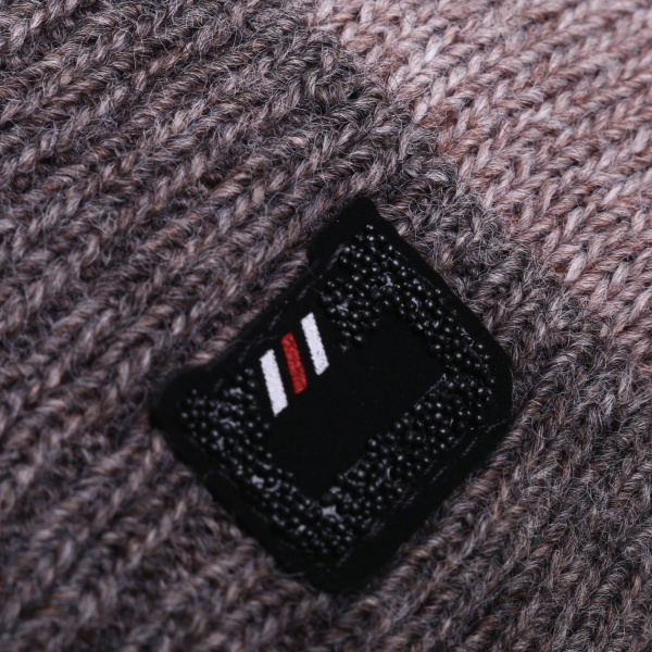 Шапочка детская для мальчика Kraft+ р.48-50 коричневый меланж 1739 