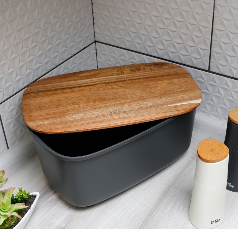 Набор мельниц для соли и перца Smart Kitchen by Flamberg c керамическами жерновами Milk white/transparant black 13,2х6,5х16 см