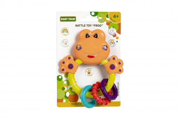 Іграшка-брязкальце Baby Team Жабка