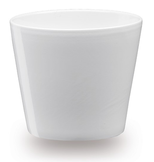 Вазон керамічний Santino Bilbao фігурний 2,5 л білий (DP-36-17-J-15-00) 