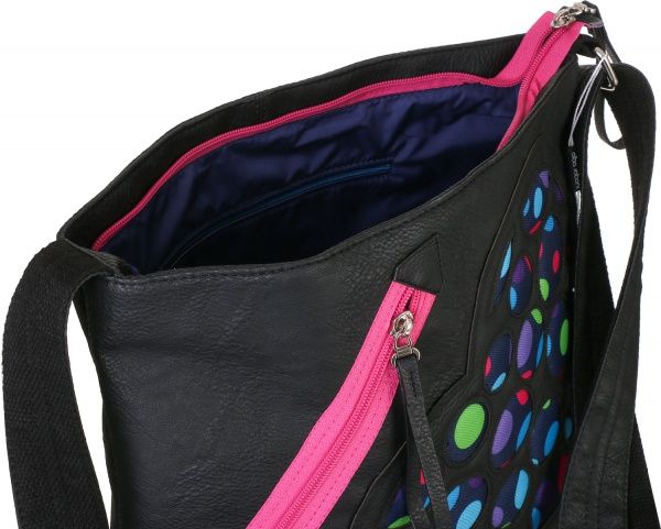 Сумка через плече чорний Э18112 