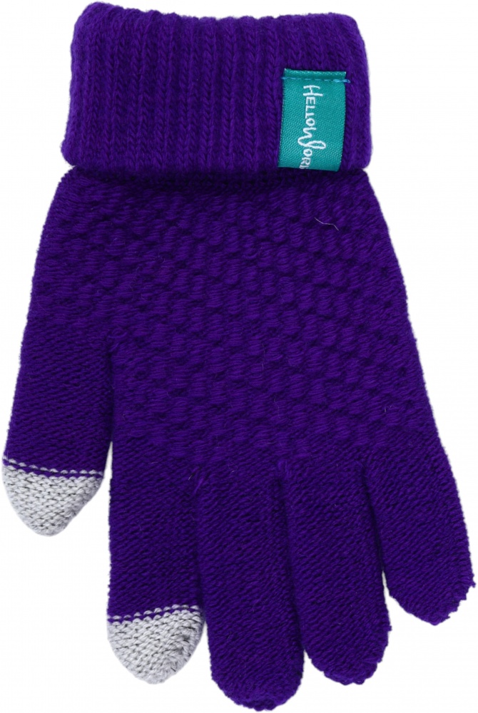 Рукавицы HW для девочек р.12-14 /фиолетовый