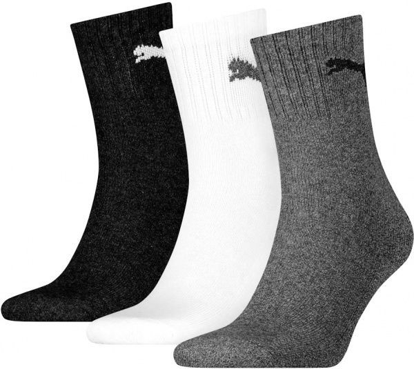 Носки Puma SHORT CREW 3P UNISEX 90611063 серый р.47-49
