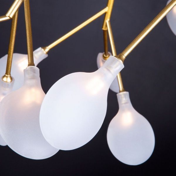 Люстра підвісна Strotskis Foglia 540 27x3 Вт G4 золото 