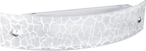 Світильник настінно-стельовий Геотон НББ 02-2х40-898 38422 2x40 Вт E27 білий 