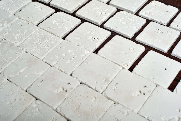 Плитка гіпсова пряма KLVIV DEKOR Livan Travertin Snow 0,41 кв.м 