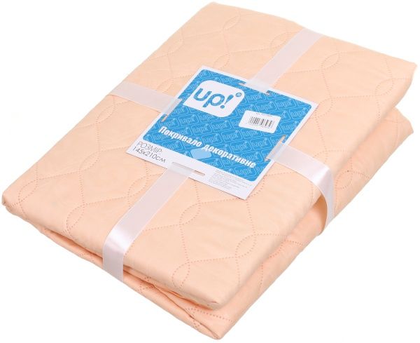 Покривало декоративне Персик 145x210 см UP! (Underprice) персиковий 