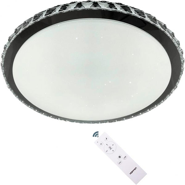 Светильник светодиодный Hopfen Siyanie с пультом ДУ 70 Вт белый/хром 3000-6500 К 