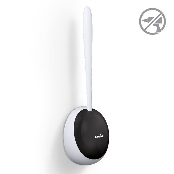 Йоржик для унітаза MVM BP-21 білий з чорним