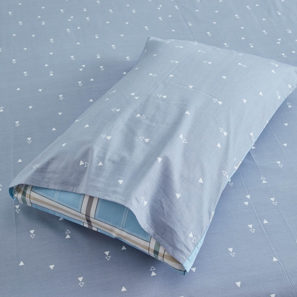 Комплект постільної білизни Tiles 2 блакитний La Nuit 