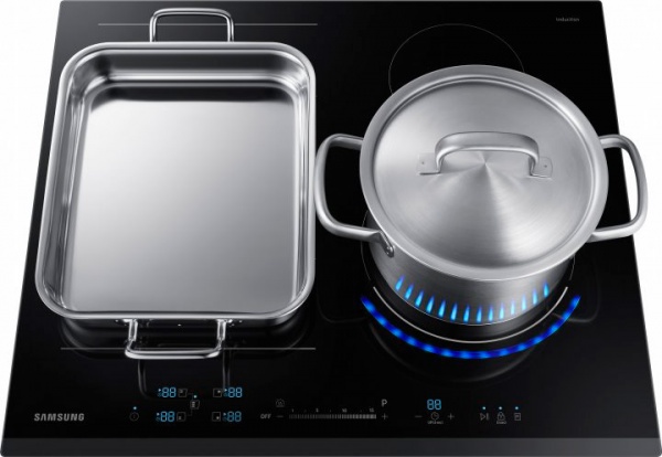 Варочная поверхность Samsung Virtual Flame NZ64R9777GK/W1