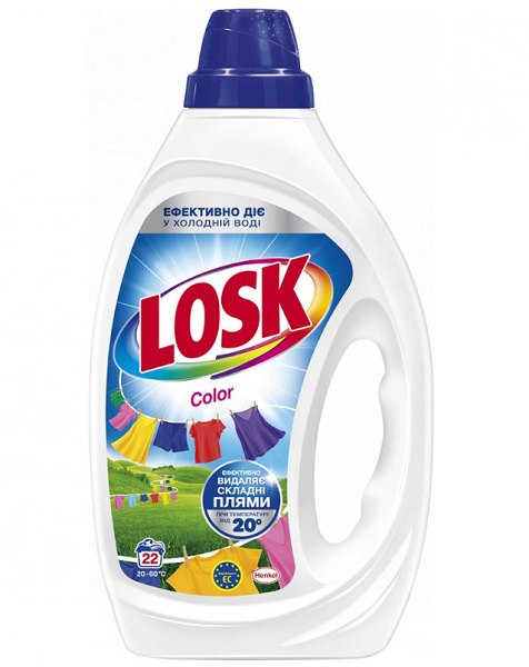 Гель для машинной и ручной стирки Losk Цвет 0,99 л