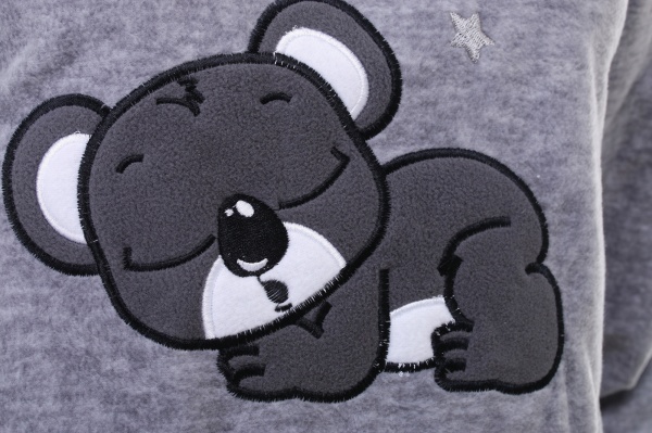 Костюм домашний женский La Nuit Home Do not disturb р. S светло-серый 