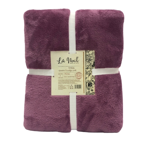 Плед Frannel 200x220 см розовый La Nuit 