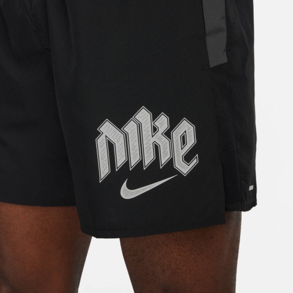 Шорти Nike DF RN DVN CHLNGR 5BF SHRT DX0837-010 р. 2XL чорний