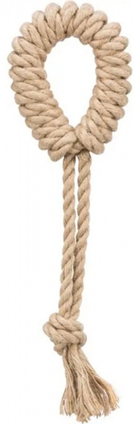 Игрушка Trixie для собак Канат с кольцом 32 см 34886