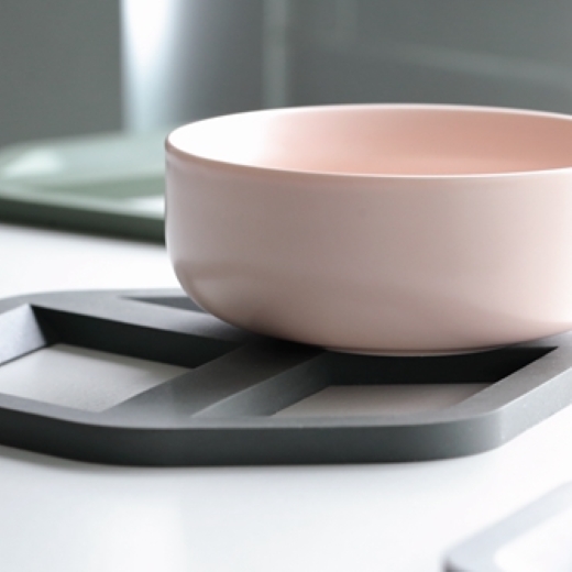 Підставка під гаряче Smart Kitchen by Flamberg Bright Charcoal 15,7x15,3 см