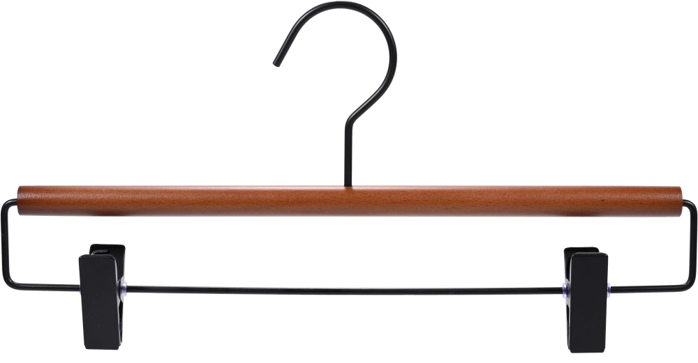 Плечики с клипсами Vivendi Metal Pant & Skirt Hanger черный орех