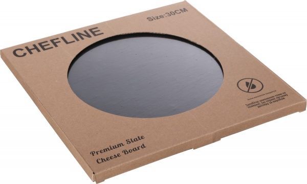 Доска сервировочная Chefline сланцевая 30 см 