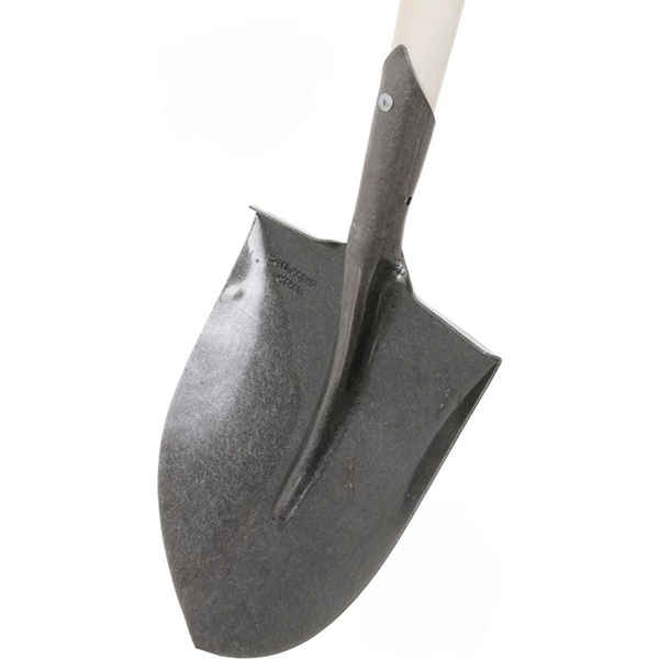 Лопата ЛПК (американка) з рельсової сталі з держаком Лев