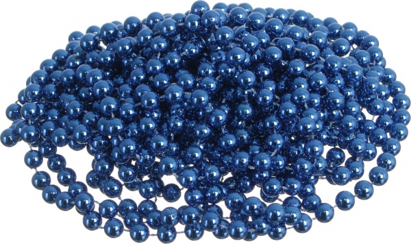 Бусы для елки 8 мм 8 м в ассортименте