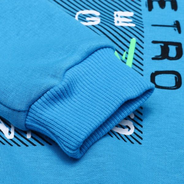 Свитшот ALG р.116 бирюзовый 221453 