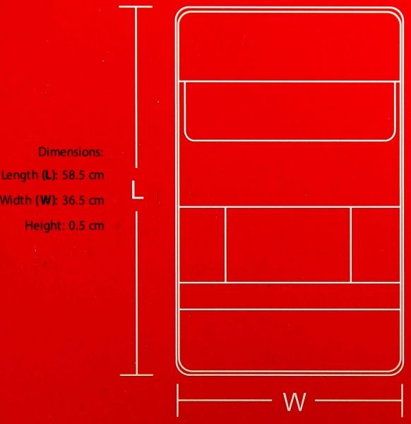 Органайзер с карманами на спинку кресла MOMO CO005 черный