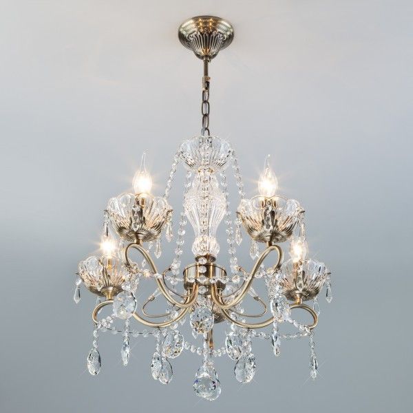 Люстра підвісна Strotskis Teodore 10103/5 5x60 Вт E14 антична бронза 