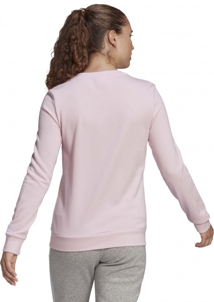 Світшот Adidas W LIN FT SWT GL0721 р. 2XL рожевий