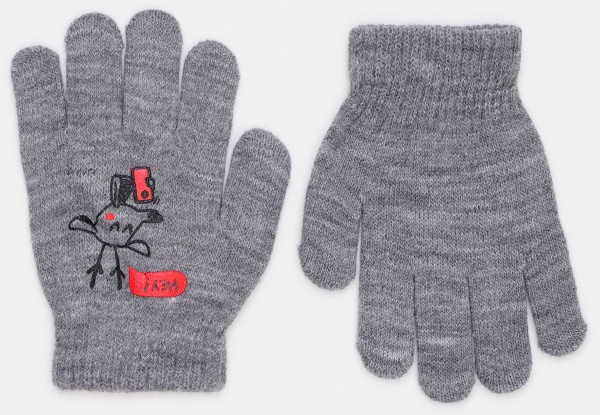 Варежки YO! RED-0012C сноубординг р.14 синий 