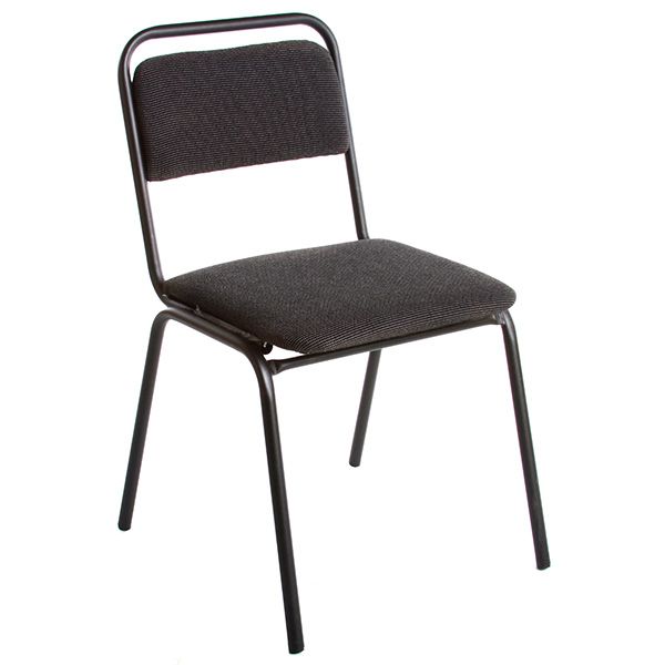 Стул Nowy Styl VISITOR BLACK (CH) C-26 черно-серый 