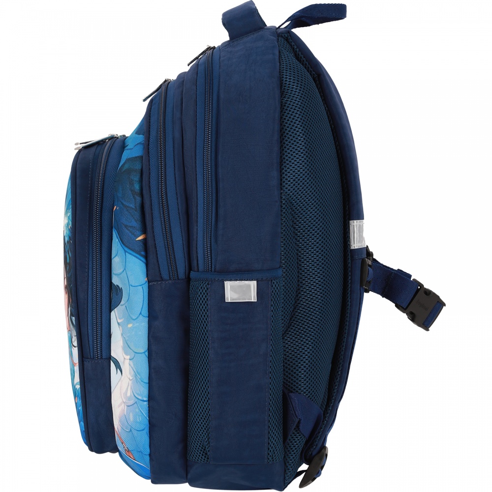 Рюкзак школьный Bagland Девочка с синим драконом 16 л 59166