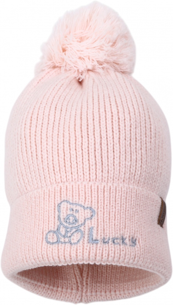 Комплект шапка + шарф HW для дівчаток р.52-54 молочний