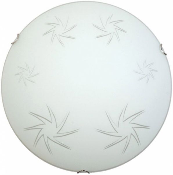 Світильник настінно-стельовий Геотон НББ 01-2х100-581 7618 2x100 Вт E27 білий 7618.30 