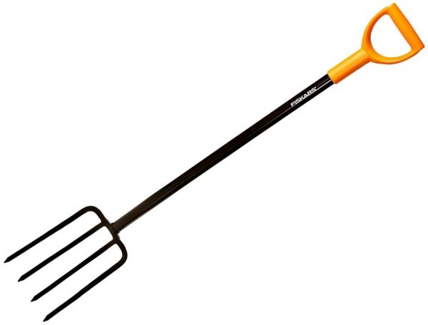 Вилы Fiskars Solid с черенком-ручкой 133423
