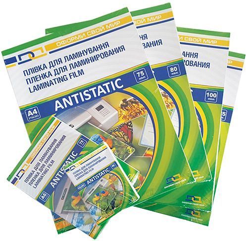 Пленка для ламинирования D&A А4 ПЭТ глянец 80 мкм 100 шт. 