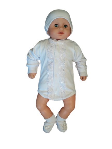 Боди детское унисекс Україна р.62 белый 