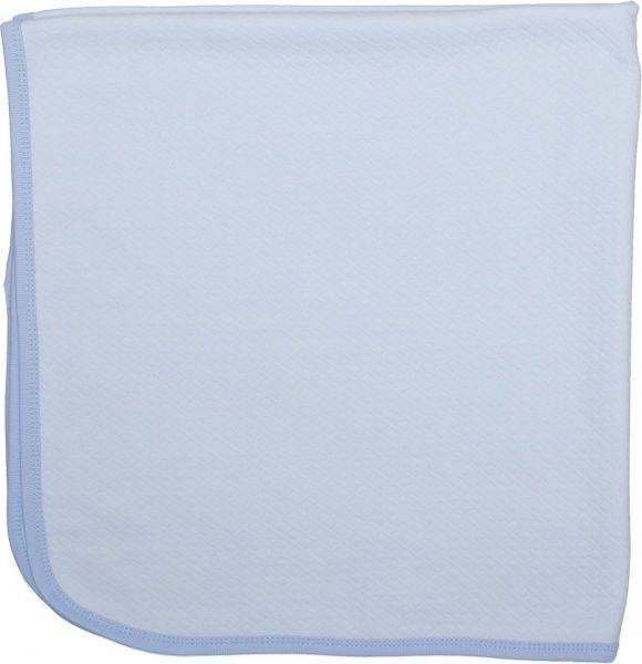 Плед Маленькие люди Капитон 90х90 см голубой 