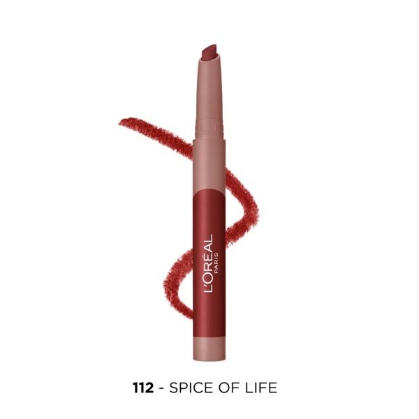 Помада-олівець L'Oreal Paris Matte Lip Crayon 112 Spice of Life 1,3 г