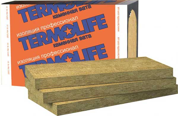 Базальтова вата TERMOLIFE Лайт Фасад 100 мм 1.8 кв.м