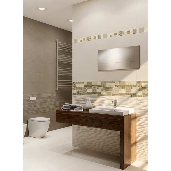 Плитка InterCerama Luna бежевий світлий 43х43 175 021 