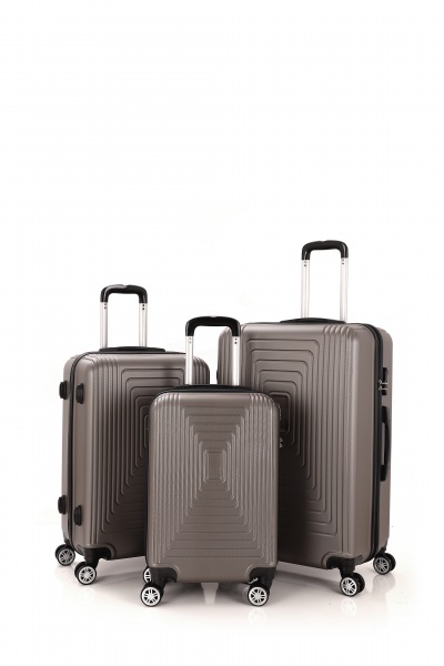 Чемодан 70 л серый MCS V360 на 4 колесах M 24