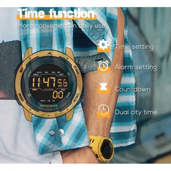 Годинник тактичний MARS Pro 5BAR North Edge black (NULL)