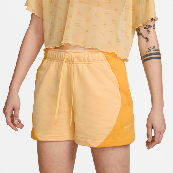 Шорты Nike W NSW AIR FLC MR SHORT DV8052-795 р. L желтый
