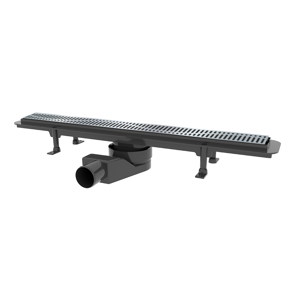 Линейный трап для душа Rhein с решеткой из нержавеющей стали 650 мм